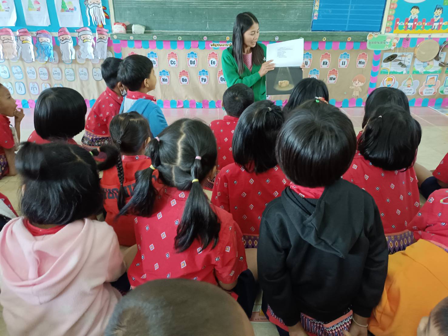 At Ban Nong Rom School Tak province